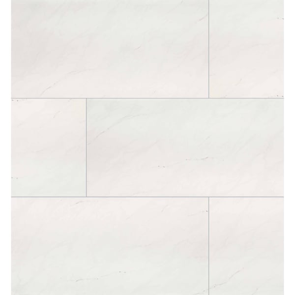 Aria Ice 24 In. X 48 In. Polished Porcelain Floor And Wall Tile, 2PK